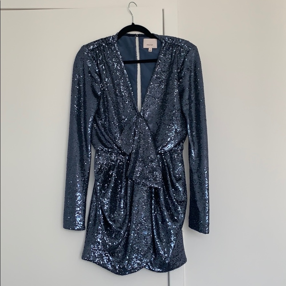 Cinq a sept sequin dress size 4